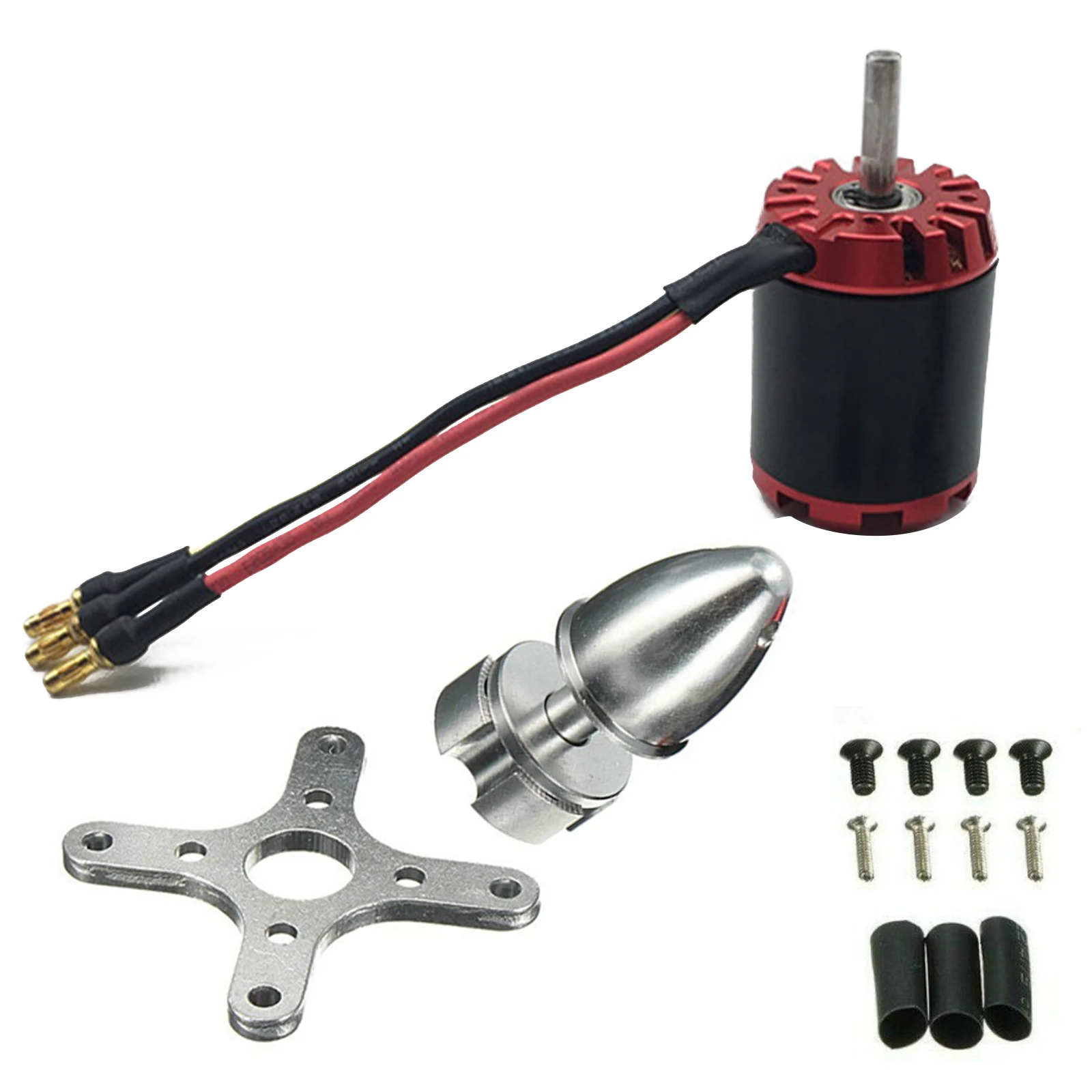 N2830 1000KV 2-4S Lipo FPV Бесщеточный двигатель 3,17 мм вал большой упоры 20A ESC для дрона квадрокоптера вертолета самолета 270 Вт