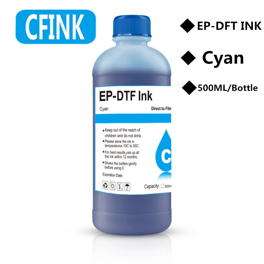 500 мл чернила DTF для Epson L800 L805 DX5 DX7 XP600 I3200 I4720 I5113 переводной пленки пленочный