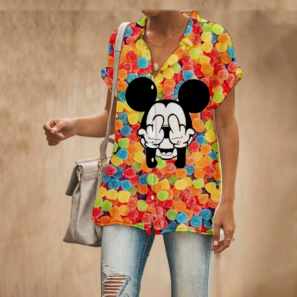 

Блузка Женская атласная с коротким рукавом, элегантный базовый Шелковый Топ, рубашка с коротким рукавом, одежда для офиса, лето