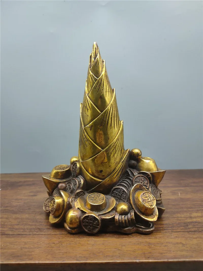 Латунные бамбуковые украшения латунные из побегов бамбука медные слитки бамбук