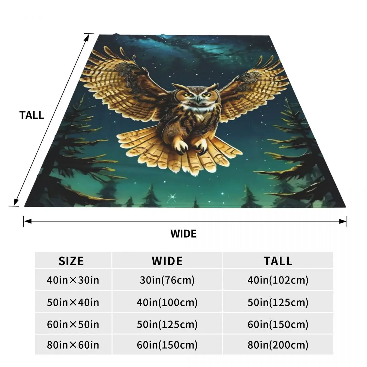 Одеяло с рисунком совы мягкие настраиваемые одеяла принтом животных не