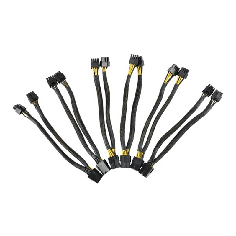 

PCI-E 8 Pin Female to Dual 8 Pin (6+2) Male Graphics Card PCI Express Power Adapter Mining GPU Power Cable