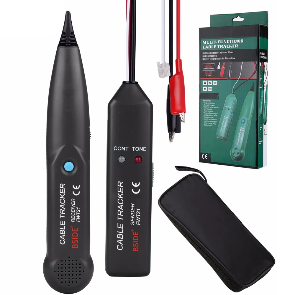 

MS6812 Cable Tracker LAN Tester Professional Line Detector Wiring UTP STP Telephone Wire Tracer Breakpoint Location Diagnose