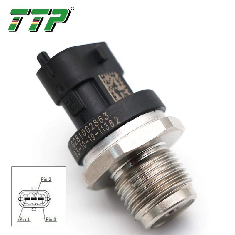 

Common Fuel Rail Pressure Sensor Regulator For Hyundai i30 i10 i40 For Kia CEE`D k5 Cerato Soul Rio accent 0281002863 314014A010