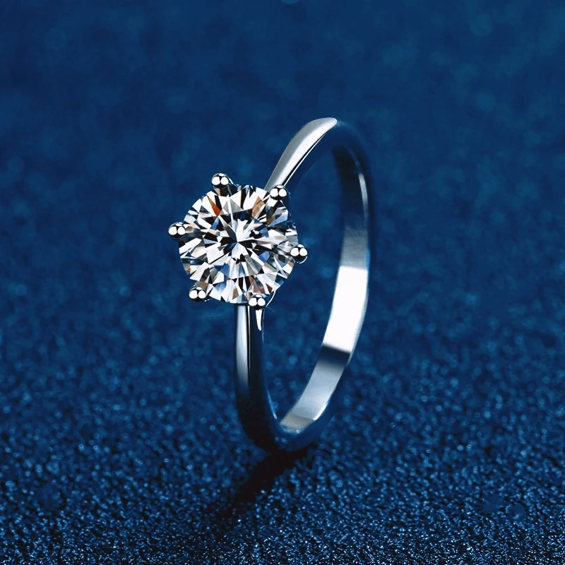 Классические роскошные кольца из белого золота 18 карат для женщин обручальное