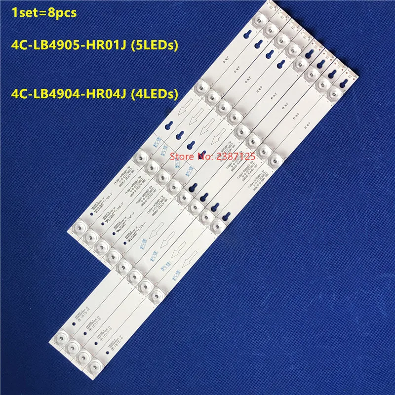 

LED strip 49D2900 49HR300M05A0 V6 4C-LB4905-HR01J 4C-LB4904-HR04 J For L49P1S-F L49A810 D49A730U D49A630U 49A620U D49A660U