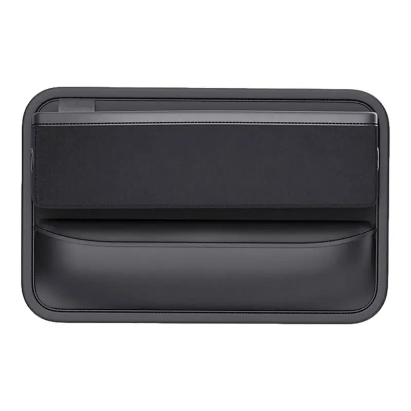 

Car Seat Storage Box PU Leather Between Car Seat Gaps Filler Automotive Consoles Organizers For Phones Cards Keys Sunglasses