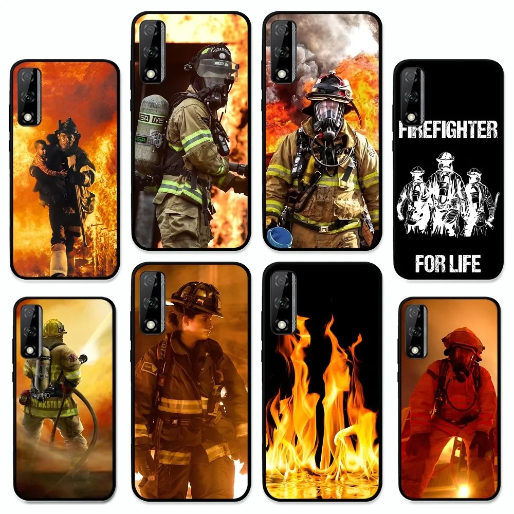 Чехол для телефона Firefighter Heroes Fireman Huawei Y9 6 7 5 Prime Enjoy 7s 8 plus 7a 9e 9plus 8E Lite Psmart Shell