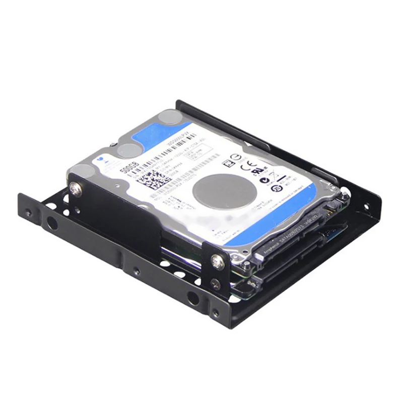 

Dual Desktop SSD Mounting Bracket 2.5 To 3.5 inch Hard Disk Bracket Hard Drive Internal Adapter Mounting Kit Bracket