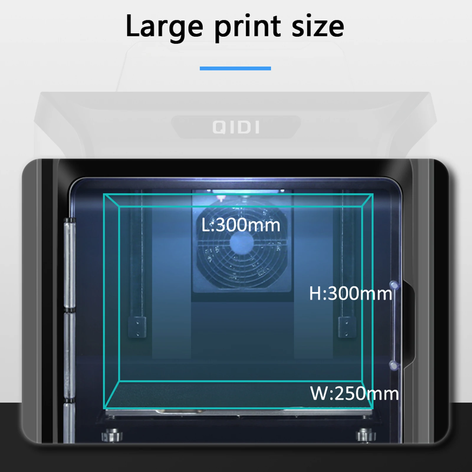 QIDI TECH X-CF-Pro 3D принтер Настольный Интеллектуальный промышленный класс с 5-дюймовым