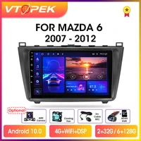 Vtopek 4G WiFi Android Car Radio Multimedia Player Navigation GPS For Mazda Rui Wing 2007-2012 Head Unit din Support BOSE