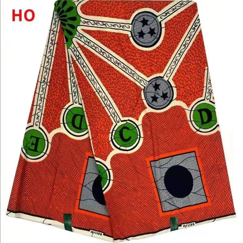 

Veritable Super V Real Wax Guaranteed Wax Prints Real Dutch Hollandais Loincloth African Dress 100% Cotton Fabric 6 Yards Batik