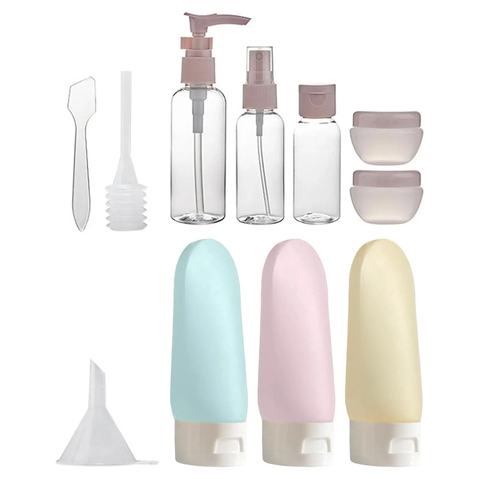 

Travel Container Liquid Bottles Toiletries Set for Male Bathroom Outdoor Adult Travel