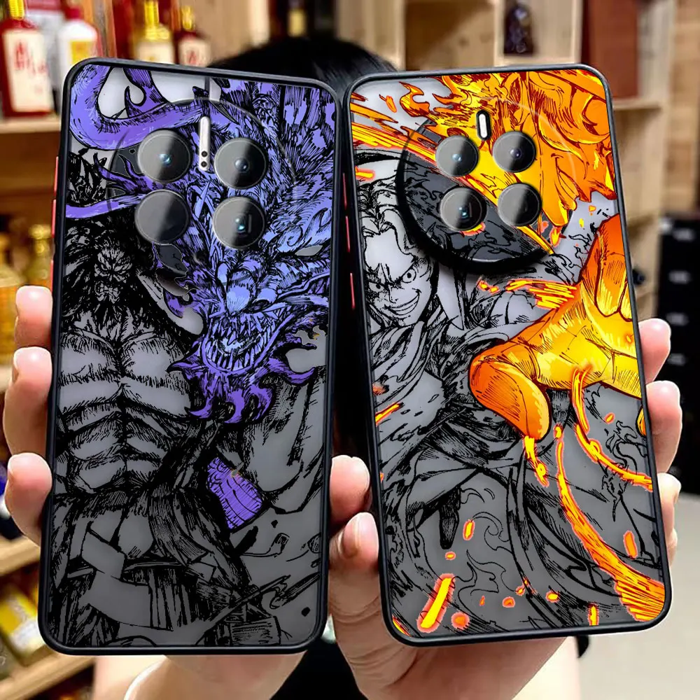 

Matte Phone Case for Huawei P50 P40 P30 P20 MATE 40 30 20 PRO PLUS Y7P Y8P Y9 Case Funda Capa Shell Anime O-One P-Piece Comic