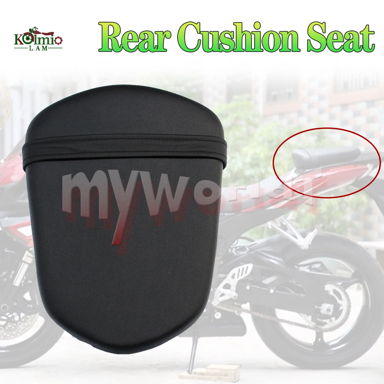 

Подходит для Suzuki GSXR600 GSXR750 K6 2006 - 2007 мотоциклетная задняя подушка пассажирского сиденья GSXR GSX R 600 750 06 07