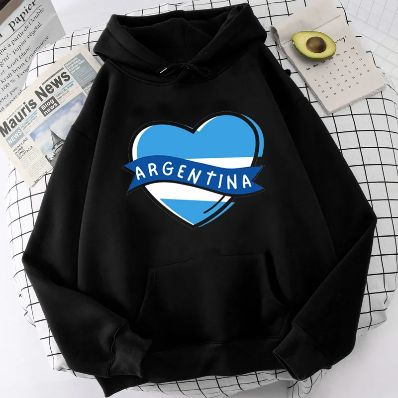 

Argentina hoodies female harajuku printed women sweatshirts hoddies streetwear