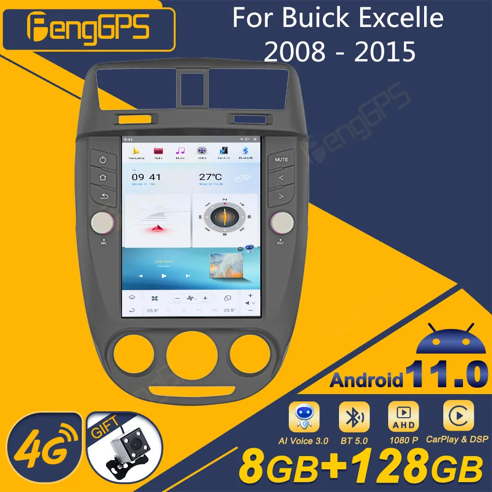 

Автомагнитола для Buick Excelle 2008-2015, Android, экран Tesla, 2Din стереоприемник, Авторадио, мультимедийный плеер, GPS-навигация, головное устройство