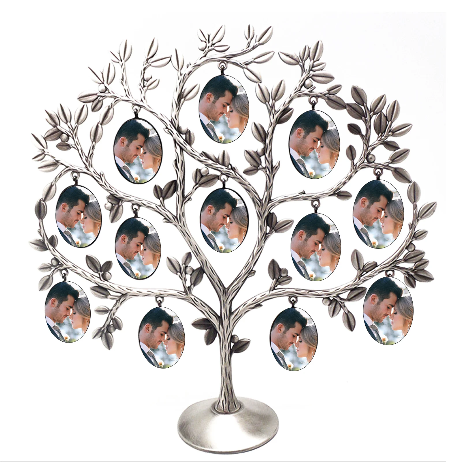 

Вертикальные рамки для семейного дерева, вертикальные креативные рамки для картин с круглой основой, инструмент для демонстрации фотограф...