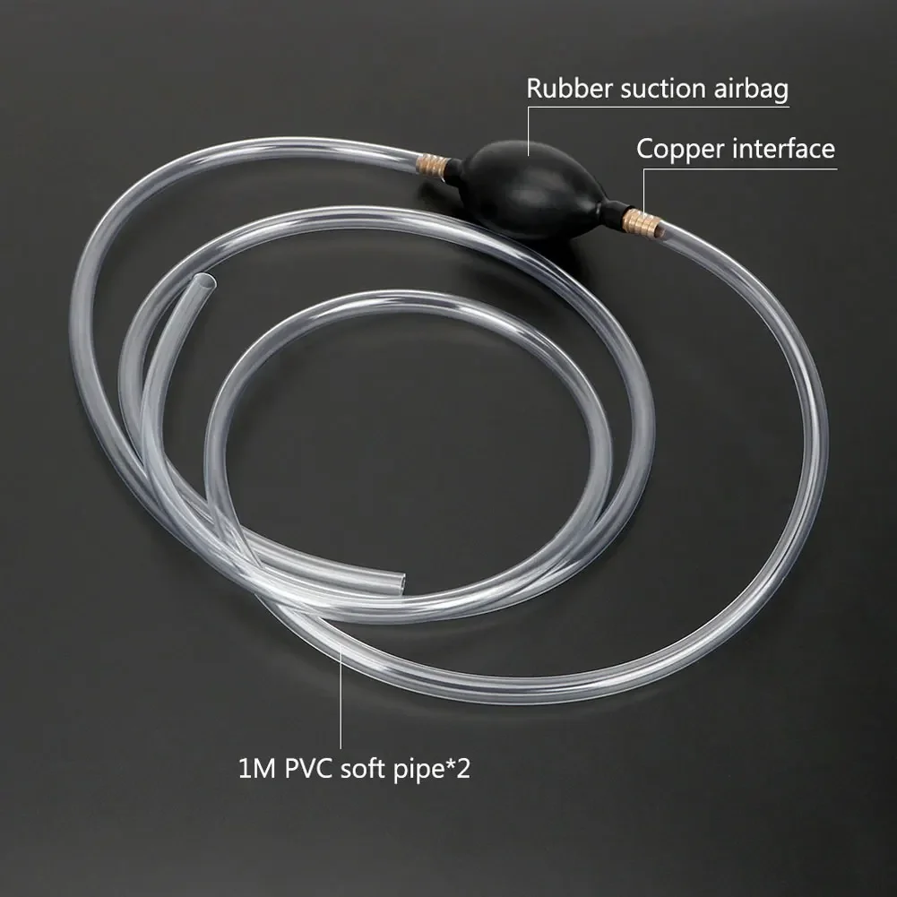 Портативный топливный насос для автомобилей лодок легкий материал PVCH