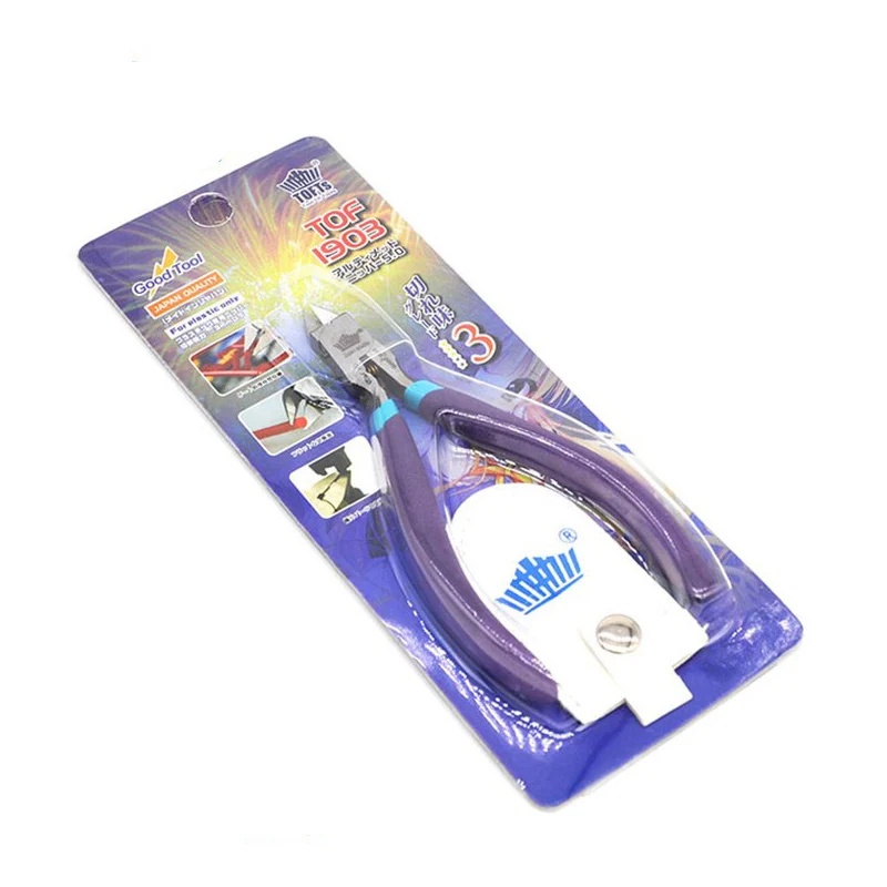 

TOFTs TOF-1903 модель кусачки боковой резак с двойным лезвием Пластиковые кусачки режущие плоскогубцы модель ножницы моделирование ремесленные инструменты