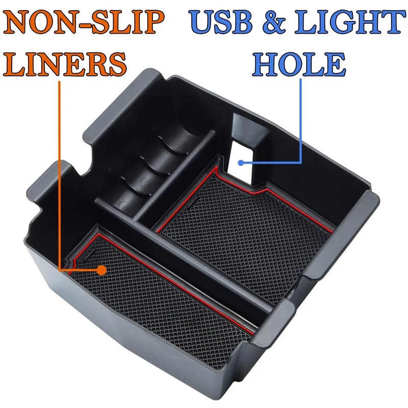 Автомобильная центральная консоль-органайзер лоток для Jeep Wrangler JL/JLU JT 2018-2021