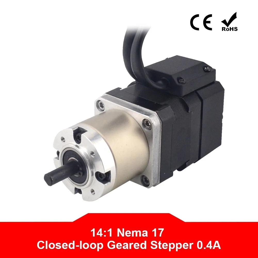 

Шаговый электродвигатель Nema 17 с замкнутым контуром, 42 двигателя, редуктор L = 34 мм, кодировщик 14:1, мгновенно, а, шаговый электродвигатель Nema17