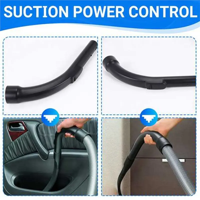 Фото Запасные части A02V для Karcher NT20 NT30 WD3 WD5 WD6 - Изогнутая ручка-насадка для пылесоса с комплектом адаптеров №4