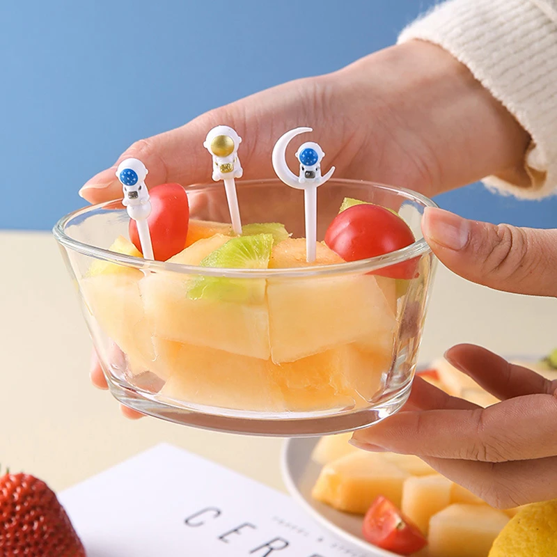 

8Pcs Fruit Fork Kids Snack Dessert Decoration Forks Toothpick Cake Picks