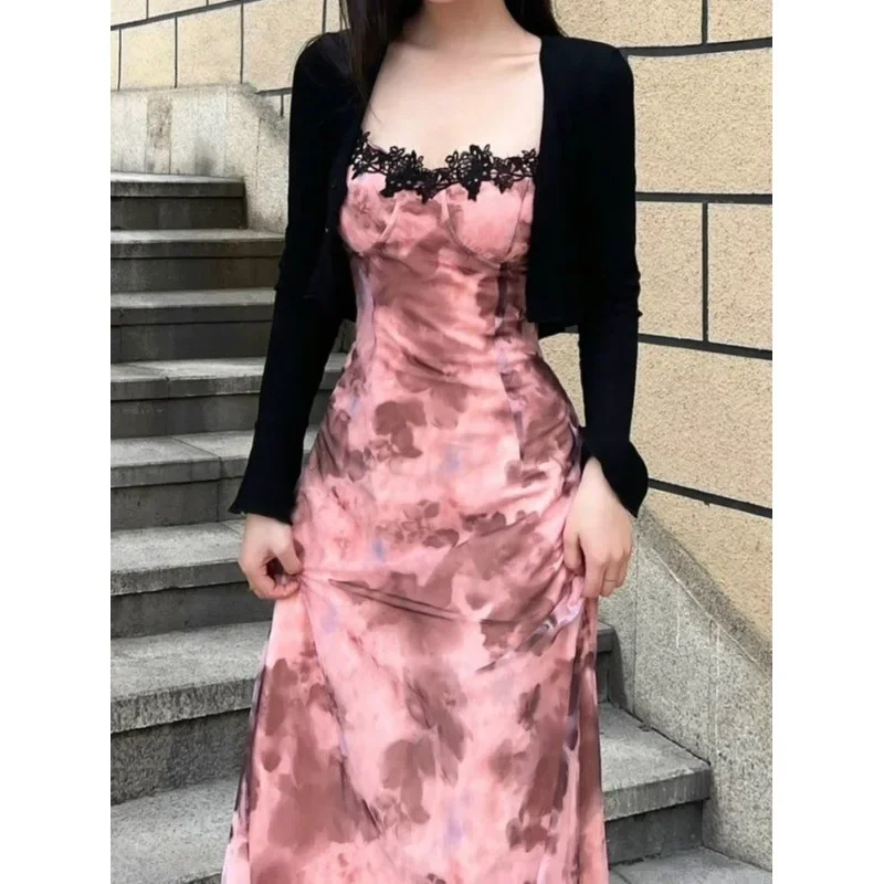 Женское кружевное платье-футляр Pure Desire летнее тонкое платье-кардиган с