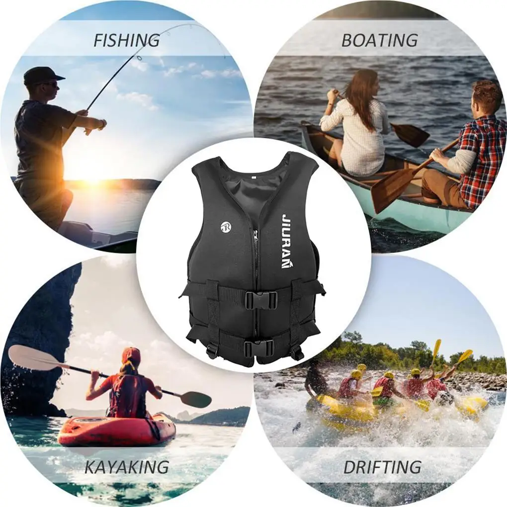 

Life Jacket Adult Neoprene Waterproof Breathable Safety Moisture-proof Swimwear Fishing Vests Buoyancy Vest No 2