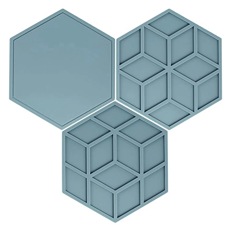 

3Pcs Silicone Tripod Kitchen Heater Pad, Silicone Pot Holder Coaster Insulation Pad For Hot Pot And Pan