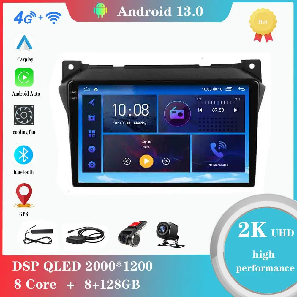 

Android 12.0 For Suzuki Alto 2009 -2017 Multimedia Player Auto Radio GPS Carplay 4G WiFi Bluetooth DSP