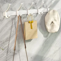 modern white hat wall coat rack entrance hall small space hook clothes storage hangers bag jacket perchero household items