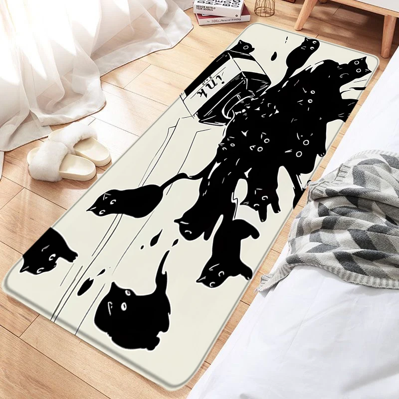 

Ковер для гостиной с рисунком кошки, напольный коврик, Придверные коврики, мягкие коврики для домашних животных, коврик для ванной, кухни, прихожей, стопы, строительный подарок на день рождения