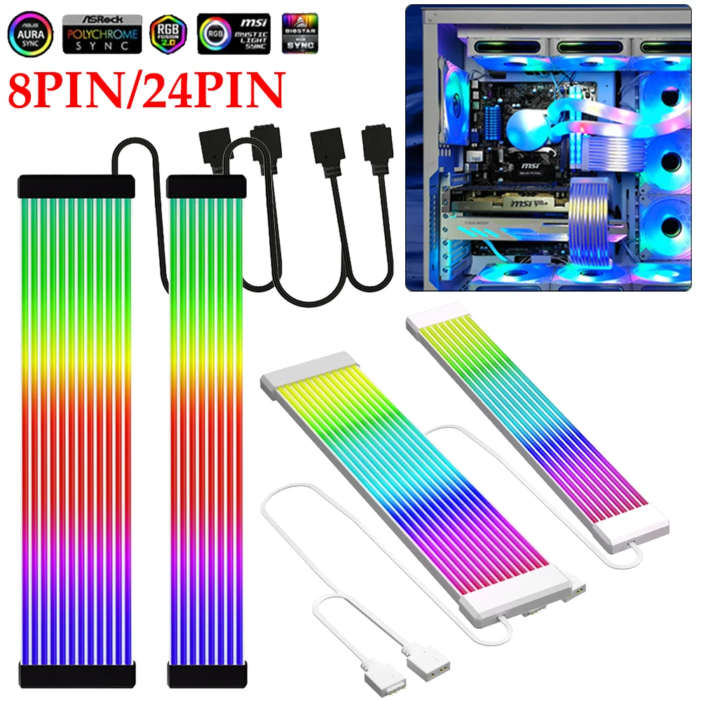 ALLOYSEED RGB светодиодная полоса удлинительный кабель для материнской платы