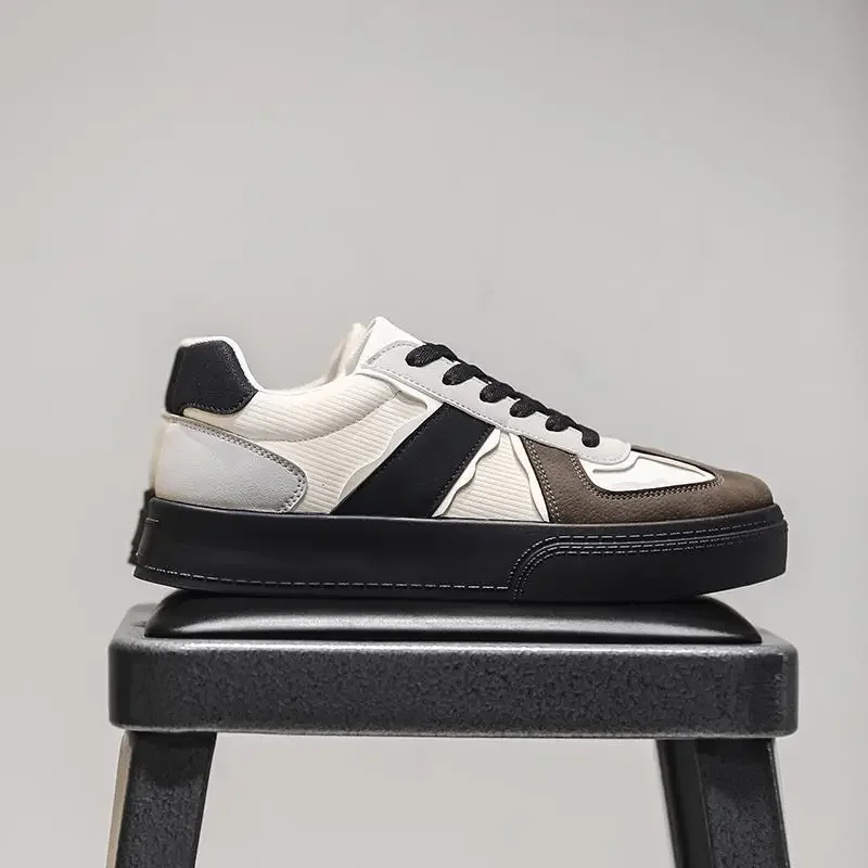 

Мужские белые туфли, новинка 2023, Модные низкие повседневные туфли, мужские кроссовки, модная спортивная обувь на осень и весну