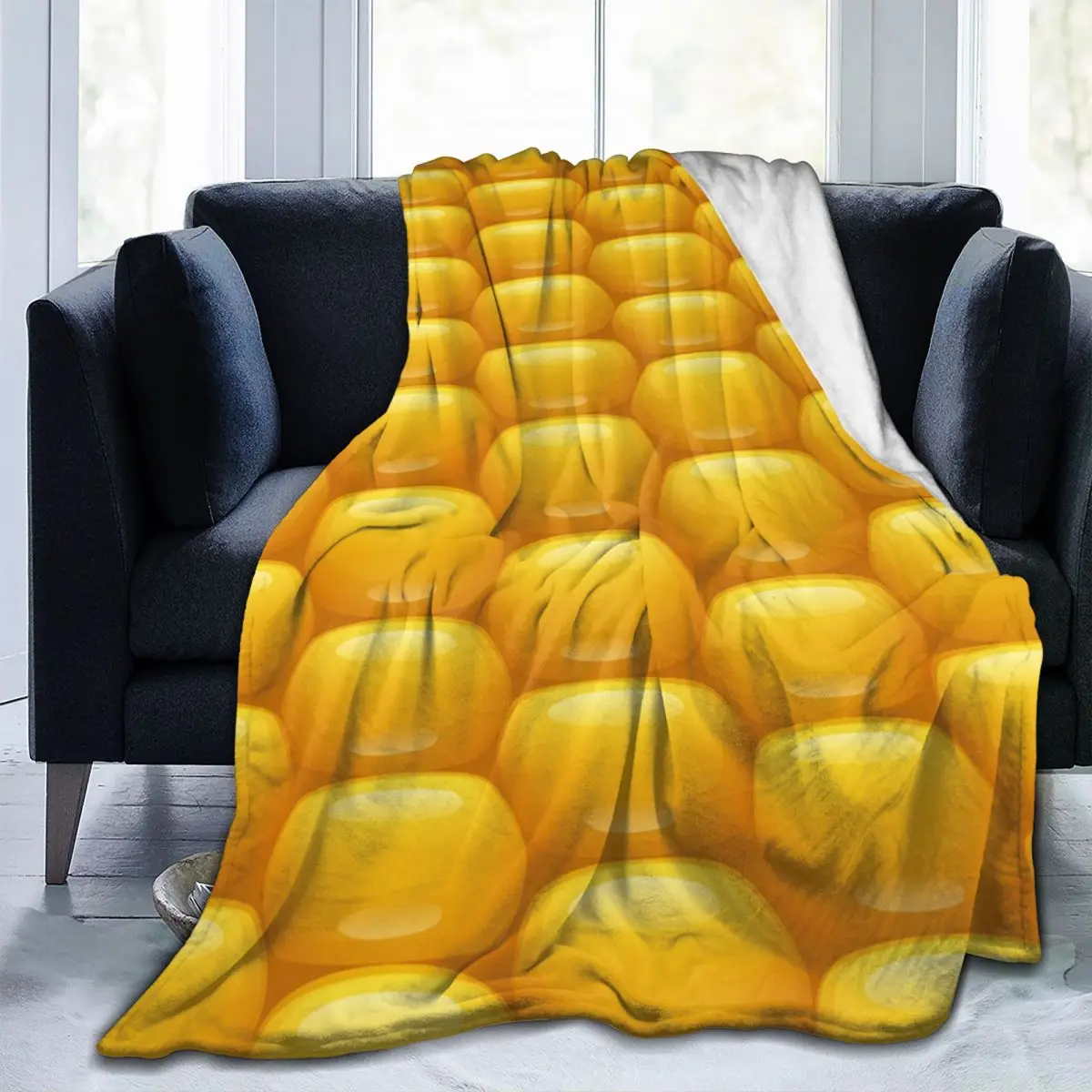

Мягкое теплое Флисовое одеяло с рисунком кукурузы, зимнее диванное одеяло 3 размера светильник кое тонкое фланелевое одеяло с механической ...