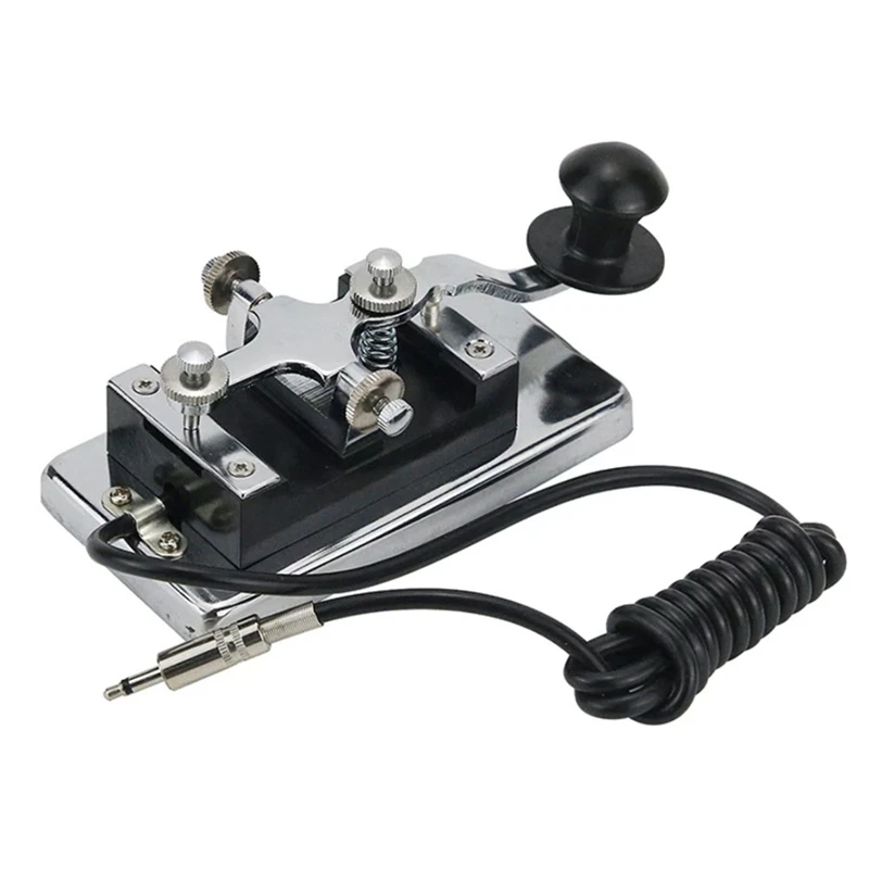 

Hot K4 Manual Telegraph Key Morse Key CW Key Fit For Shortwave Radio Morse Code Practices CW Communications