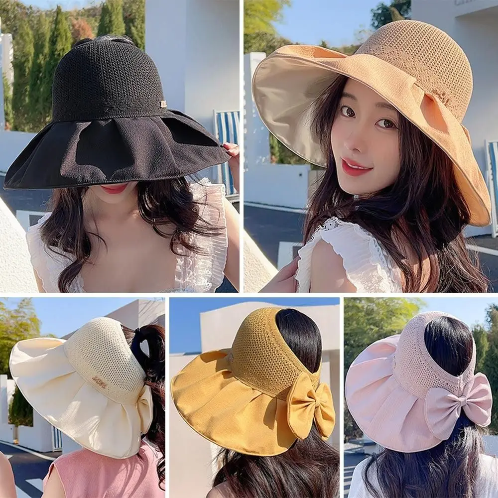 

Summer Outdoor UV Protection Panama Hat Straw Hat Sun Cap Beach Cap Bucket Hat