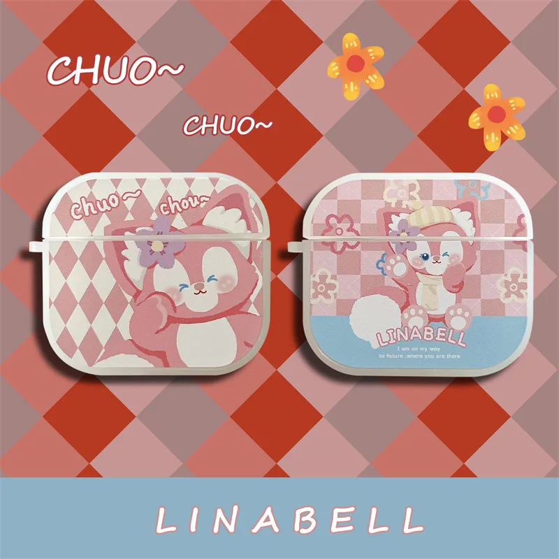 

Pink Lattice Fox 2021 AirPods 3 Case Apple AirPods 2 Case Cover AirPods Pro Case IPhone Earbuds Accessories AirPod Case AirPods