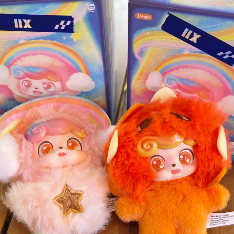 Фото Оригинальный плюшевый брелок-сюрприз Jotoys Qbao Weather Baby Mini Series, модная коллекционная игрушка, милая кукла, настольный подарок №4