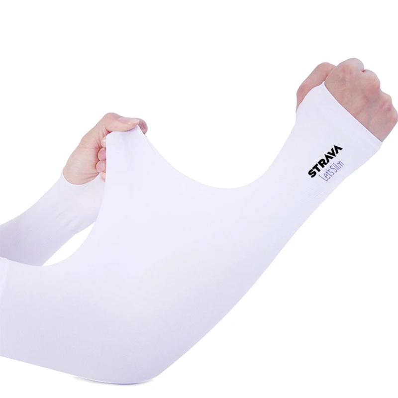 

Strava Cycling Sleeves Cuff Breathable UV Protection Men Women Bicycle Arm Sleeve Gloves Outdoor Sport Riding Mtb Bike Cover New