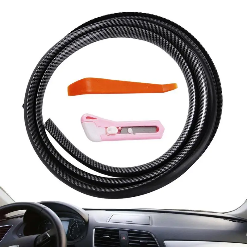 

1.6M Car Dashboard Sealing Strips Rubber Sound Insulation Strip Car Interior Accessories Auto Windshield Edges Gap Seal Strips