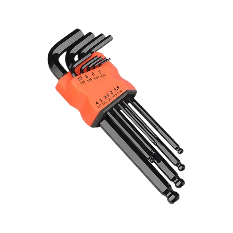 

Pieces/set Key Wrench Metal Allen Spanners Set Hexagonal Screwdriver Hand Tools Ball End L Type Key Spanners