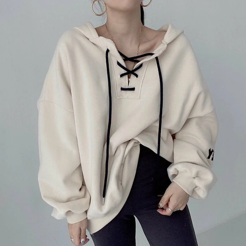 

Hooded Hoodie Women Loose Large Korean Chic Autumn And Winter New Versatile Coat Design Is Trendy