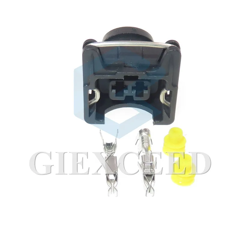 

2 комплекта 2 Pin 3,5 мм стартер 827551-3 / 828657-3 106462-1 EV1 автомобильный топливный инжектор тип автомобильный коннектор для VW Audi