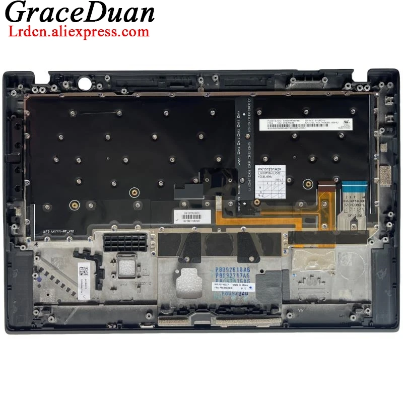 KR Корейский черный верхний чехол для клавиатуры упор рук Lenovo Thinkpad X1 Carbon 5-го