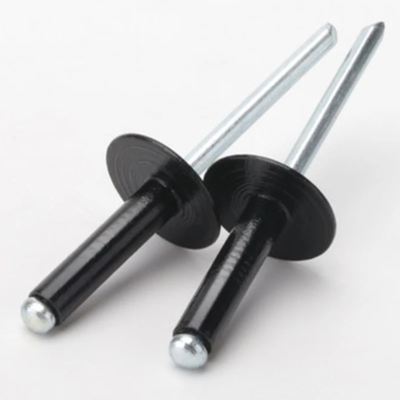 Черная алюминиевая круглая головка с отскоком полые фотогвозди болты капельница
