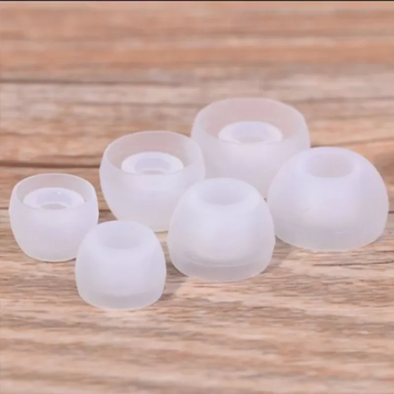 

12 Pairs(S/M/L) Soft Clear Silicone Replacement Eartips Earbuds Cushions Ear pads Covers For Earphone Headphone Dropship