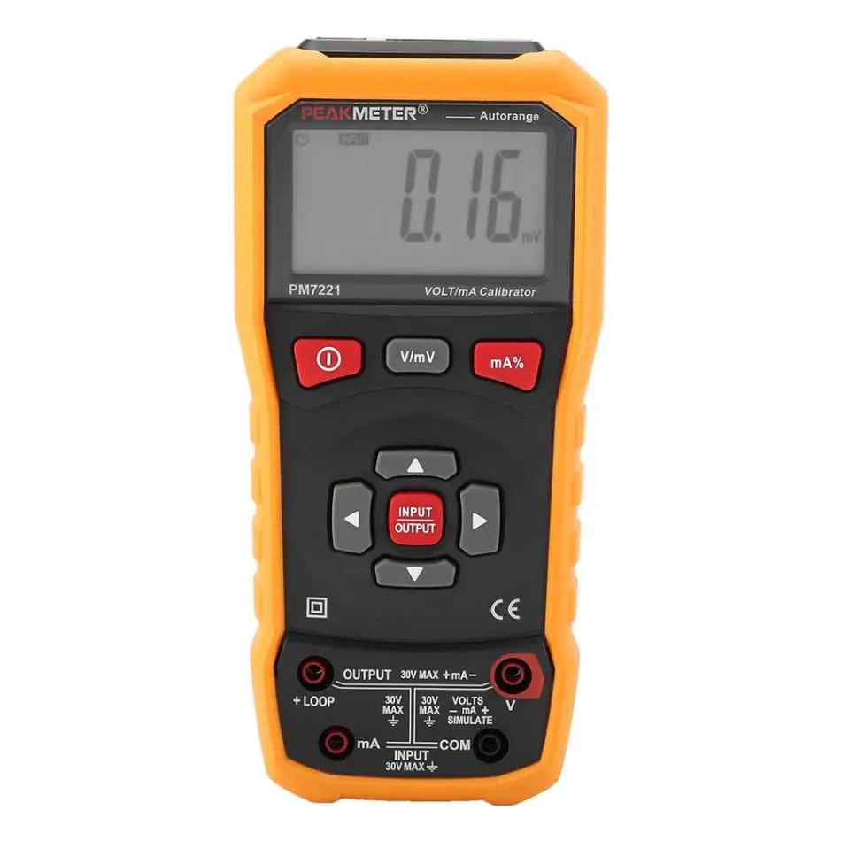 

4-20ma 0-10v Signal Generator 4-20mA Voltage Calibrator MS7221